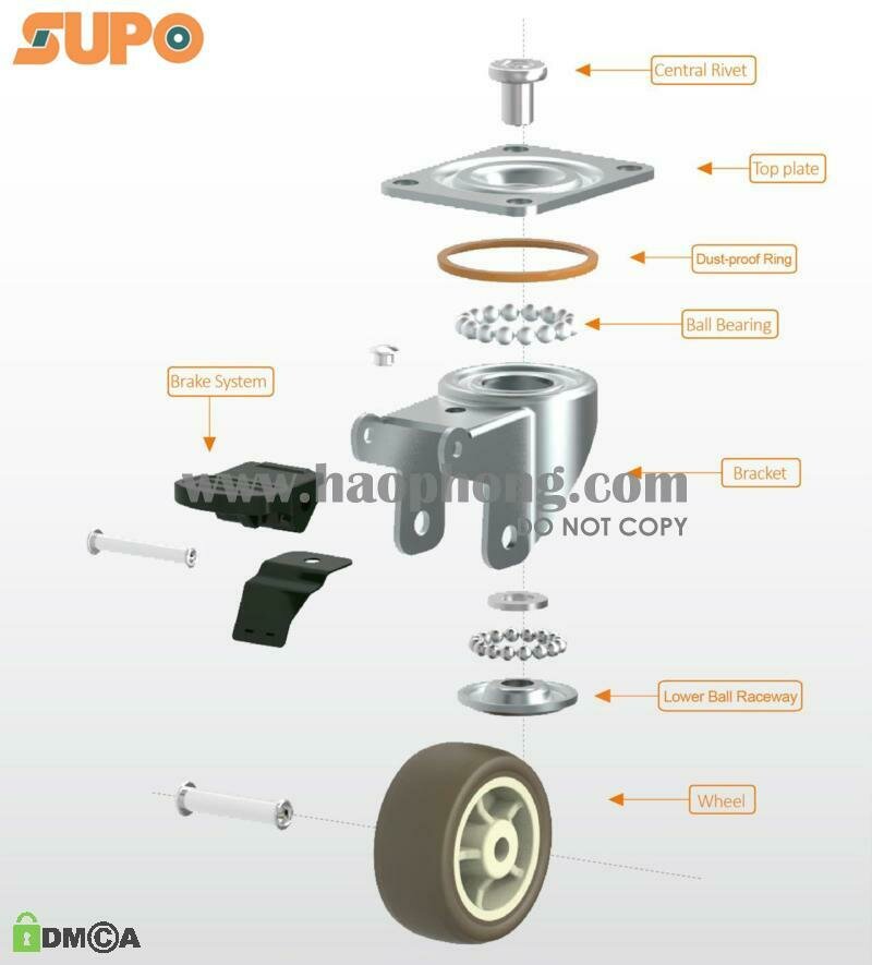 Kết cấu bánh xe tải nhẹ - SUPO 01S Series